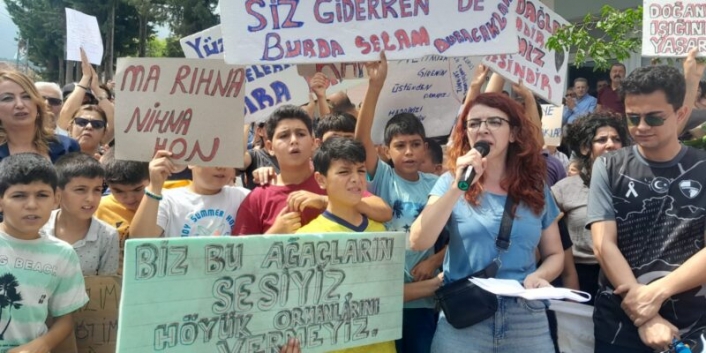 Arsuz’da krom madeni protestosu: Köylülerden şirkete izin yok