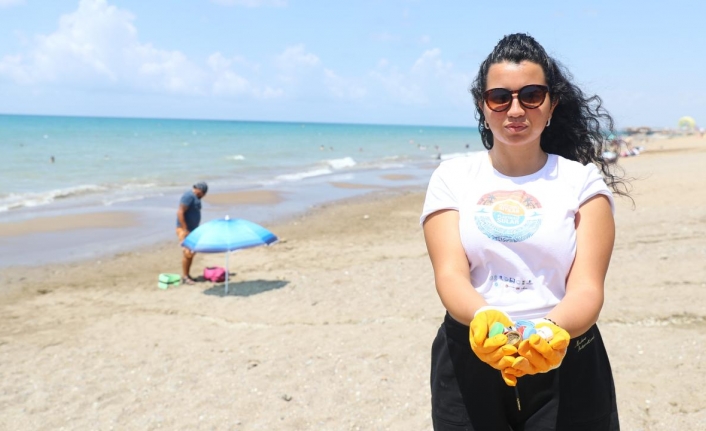 Antalya'nın kıyılarında plastikle mücadele sürüyor